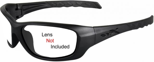 Wiley X WX Gravity Replacement Parts - Black Ops Matte Black Frame Only w/accessories No Lens