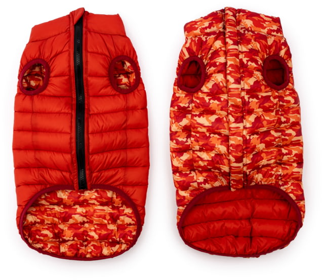 Winchester Pet Premium Reversible Puffy-Vest Camo Red XL