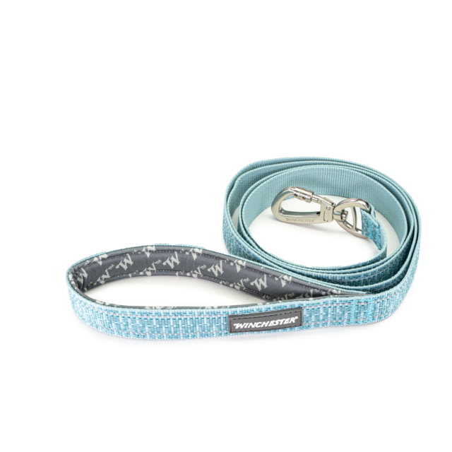 Winchester Pet Deluxe Carabiner Leash 6-Foot Aqua Haze 6 foot