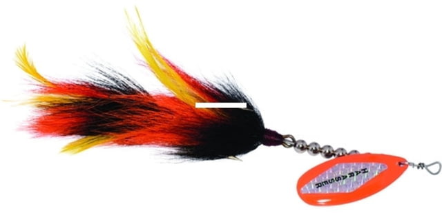 Windels Tackle Company Muskie Harasser Bucktail Spinner Black/Orange 9in