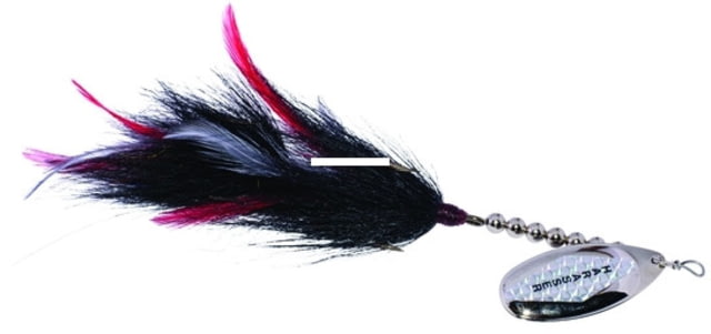 Windels Tackle Company Muskie Harasser Bucktail Spinner Black/Silver 9in