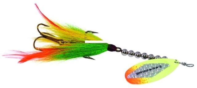 Windels Tackle Company Muskie Harasser Bucktail Spinner Perch/Flame 7in