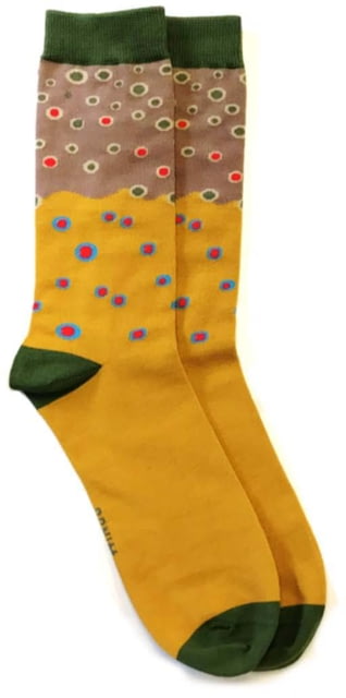 Wingo Outdoors Everyday Socks - Men's Brown Trout Large/Xlarge