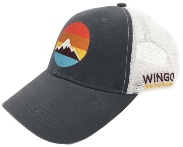 Wingo Outdoors Logo Hat Grey/White One Size