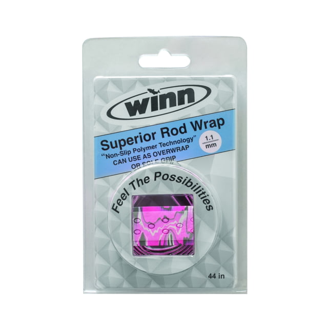 Winn Grips Polymer Rod Grip Overwrap 44in L Pink Camo