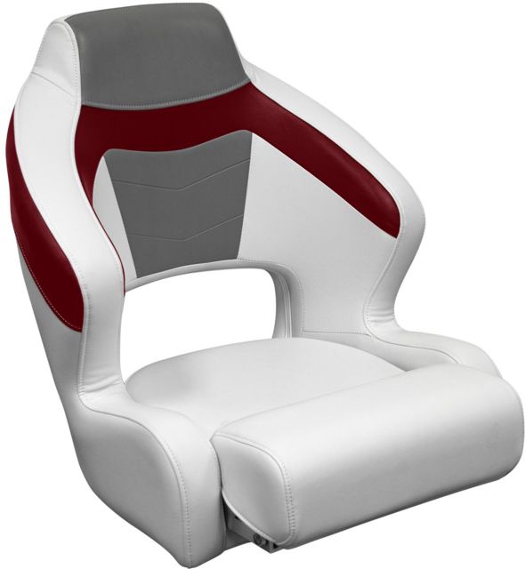Wise Baja XL Bucket Seat Brite White/Marble Grey/Dark Red Large