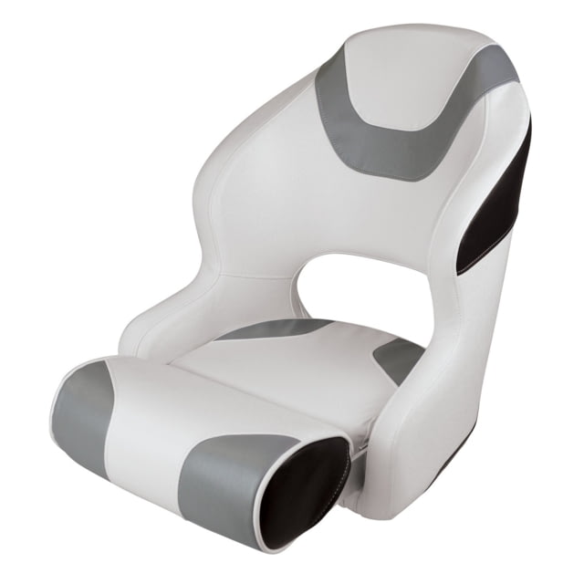 Wise Wise Baja Bucket Seat w/ Flip Up Bolster Brite White/Marble Grey/Black Large
