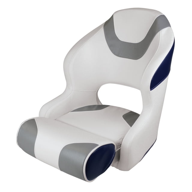 Wise Wise Baja Bucket Seat w/ Flip Up Bolster Brite White/Marble Grey/Midnight Navy Large