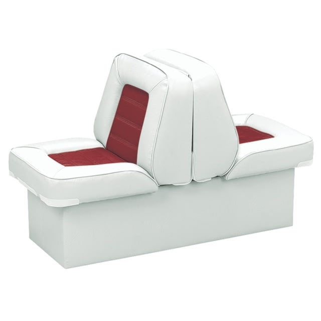 Wise Bucket Style Lounge Seat w/ 10'' Base Wise White/Wise Red Large
