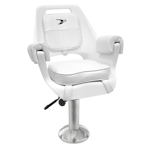 Wise Deluxe Pilot Chair with WP23-15-374 Ped Wise White Medium
