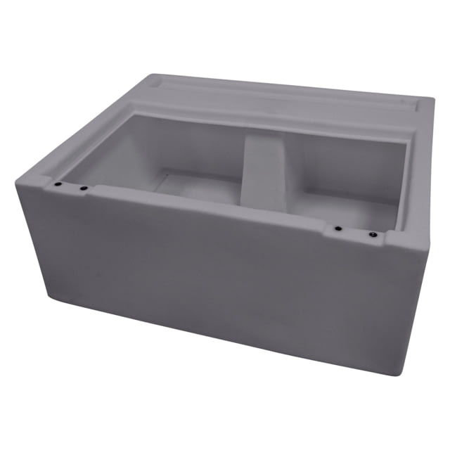 Wise Deluxe Pontoon 27in Bench - Base Only Grey
