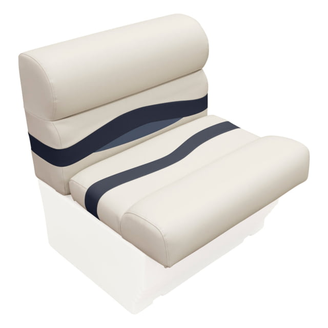Wise Premier Pontoon 27in Bench Cushions Only Platinum/Mocha Java/Khaki Large