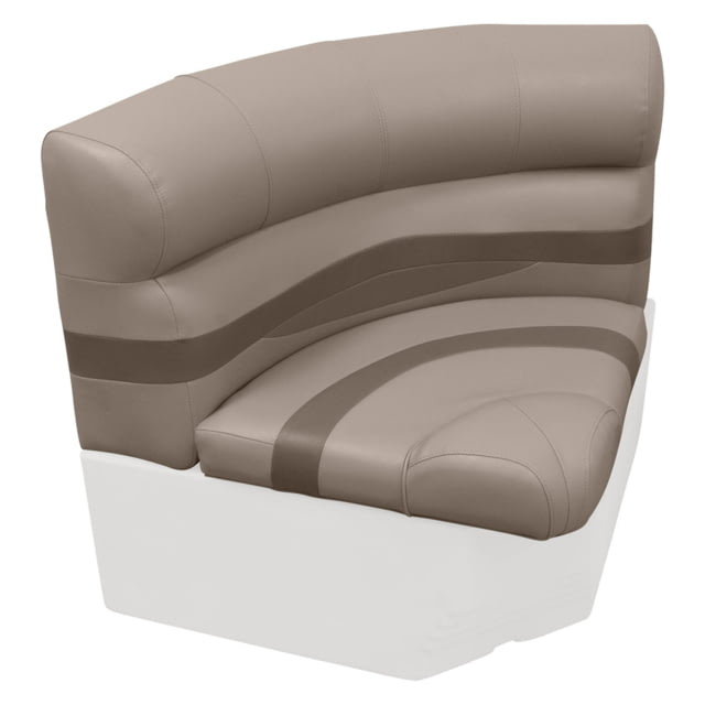 Wise Premier Pontoon 28in Radius Corner Cushions Only Mocha Java/Cafe/Mushroom Large
