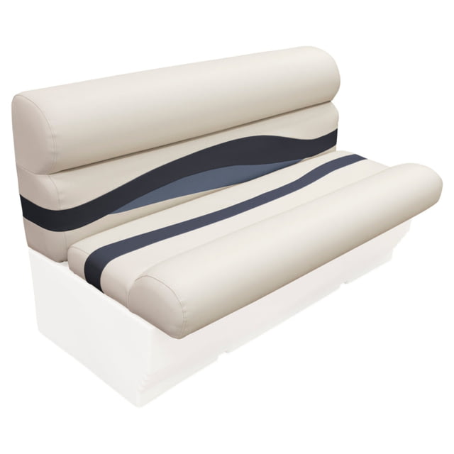 Wise Premier Pontoon 50in Bench Cushions Only Platinum/Mocha Java/Khaki Large