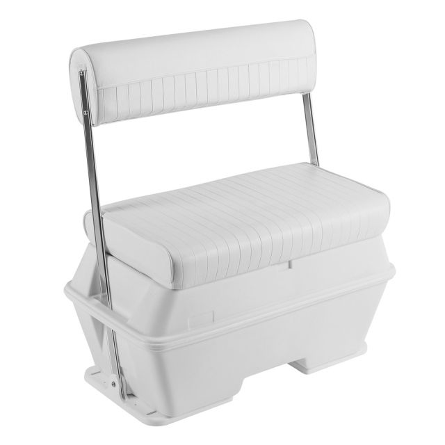 Wise 50QT Swingback Cooler Seat Brite White Large