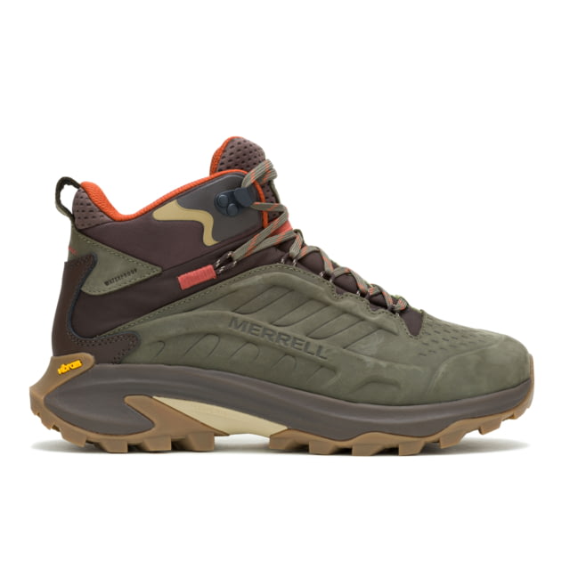 Wolverine Moab Speed 2 Leather MID WP Hiking Shoes - Men's Olive