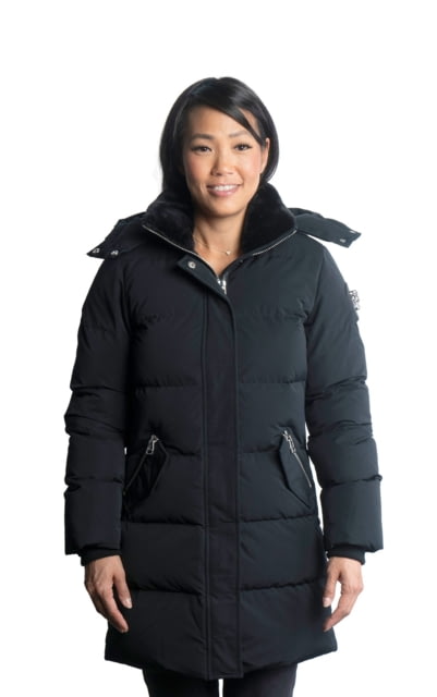 Woodpecker Penguin Long Coat - Womens Matt Black Large