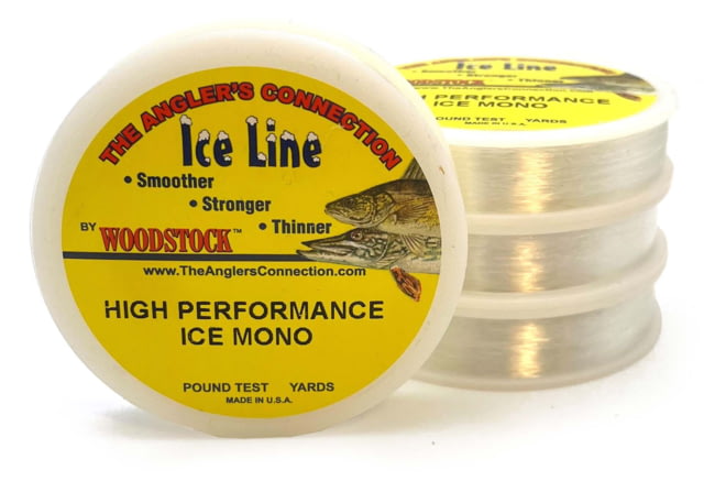 Woodstock Line Mono Ice Line 100Yd Clear 2lb