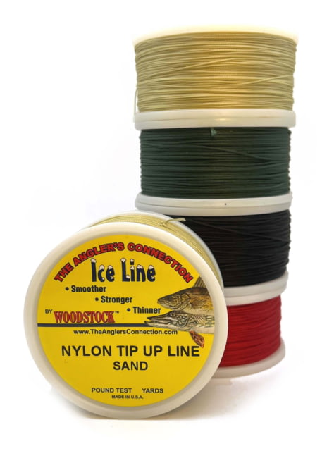 Woodstock Line Nylon Tip-Up 50Yd 20lb Test Red Red 20lb