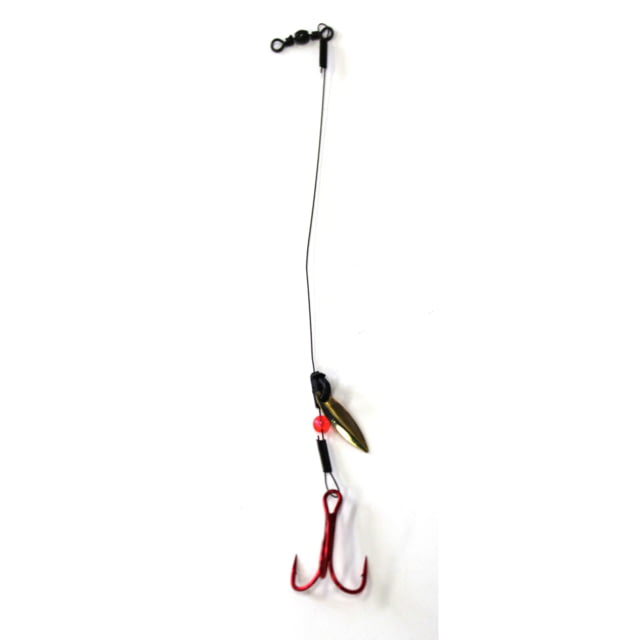 Woodstock Line 4 Treble Hook And 6 In 20Lb 1X7 Wire For Tip-Ups