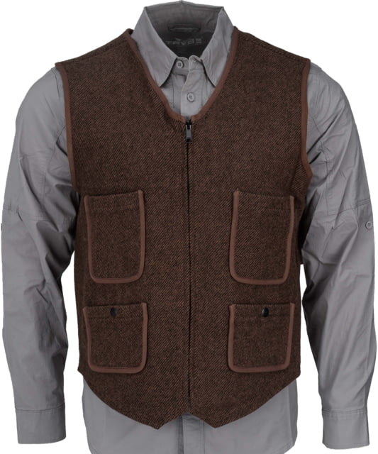 Woolrich Utility 12 Full Zip Vest Brown M