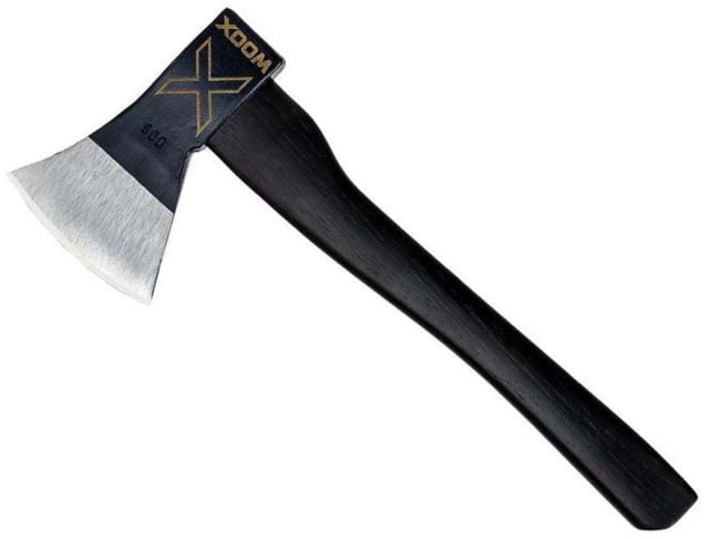WOOX Thunderbird Throwing Axe 4in Tempered Carbon Steel Black Appalachian Hickory