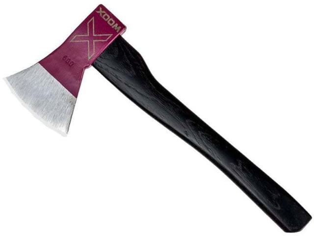 WOOX Thunderbird Throwing Axe 4in Tempered Carbon Steel Purple Appalachian Hickory