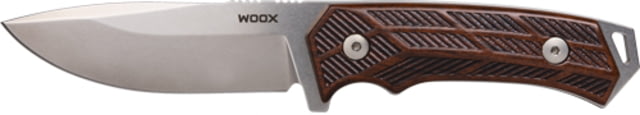 WOOX Rock 62 Fixed Blade Knife 4.25in Sleipner Steel Full Tang Blade Walnut Engraved Handle