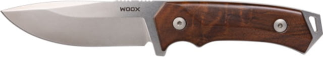 WOOX Rock 62 Fixed Blade Knife 4.25in Sleipner Steel Full Tang Blade Walnut Plain Handle