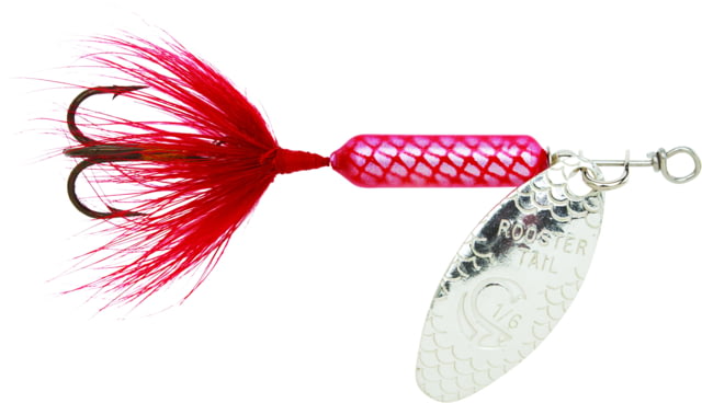 Worden's Rooster Tail In-Line Spinner 1 3/4in 1/24 oz Treble Hook Red