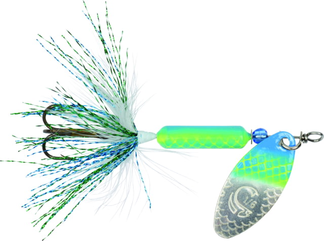 Worden's Rooster Tail In-Line Spinner 2 1/2in 1/6 oz Treble Hook Citrus Shad
