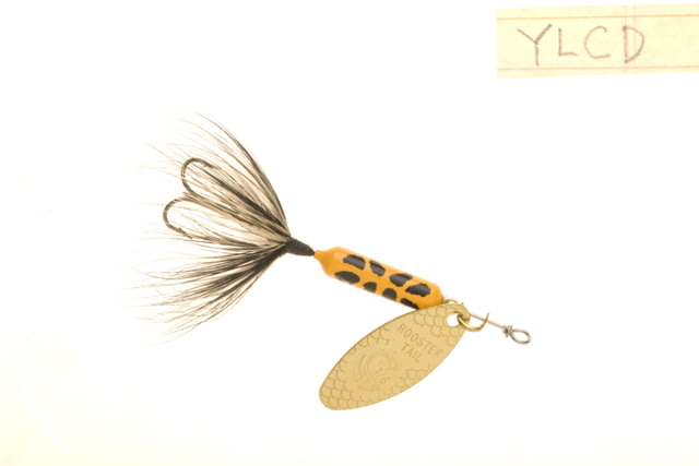 Worden's Rooster Tail In-Line Spinner 2 1/2in 1/6 oz Treble Hook Yellow Coachdog