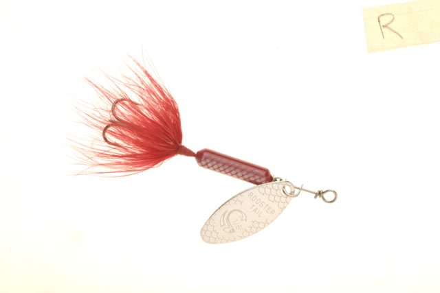 Worden's Rooster Tail In-Line Spinner 2 1/4in 1/8 oz Treble Hook Red