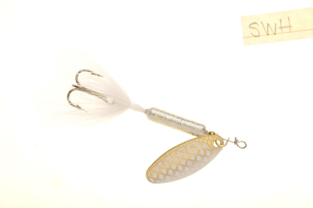Worden's Rooster Tail In-Line Spinner 2 1/4in 1/8 oz Treble Hook Strobe White