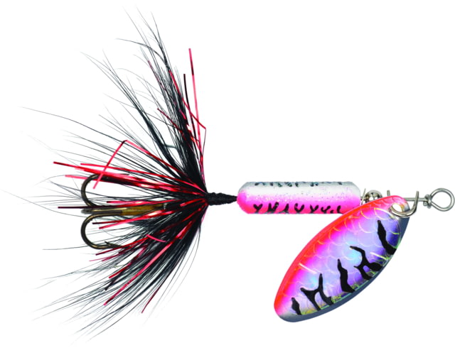 Worden's Rooster Tail In-Line Spinner 2 1/4in 1/8 oz Treble Hook Tinsel Nightmare Tiger