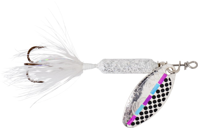Worden's Rooster Tail In-Line Spinner 2 1/4in 1/8 oz Treble Hook UV Tinsel Shad