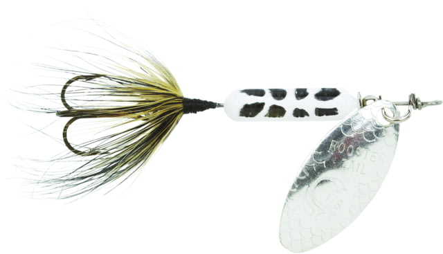 Worden's Rooster Tail In-Line Spinner 2 1/4in 1/8 oz Treble Hook White Coachdog