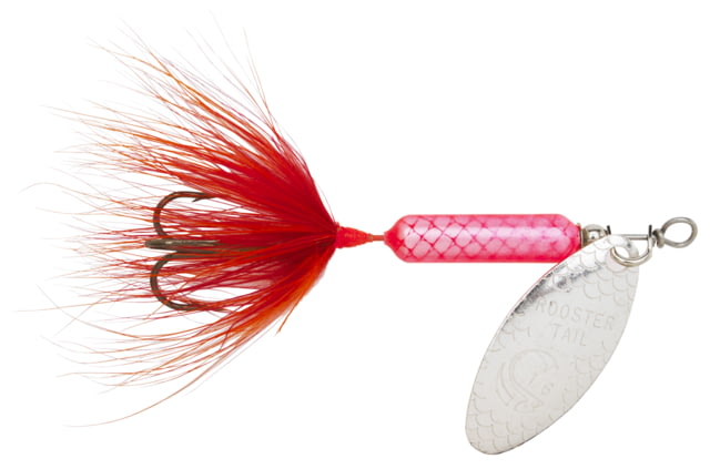 Worden's Rooster Tail In-Line Spinner 2 3/4in 1/4 oz Treble Hook Flame