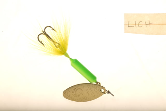 Worden's Rooster Tail In-Line Spinner 2 3/4in 1/4 oz Treble Hook Lime Chartreuse