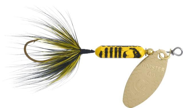 Worden's Rooster Tail In-Line Spinner 2in 1/16 oz Single Hook Bumble Bee