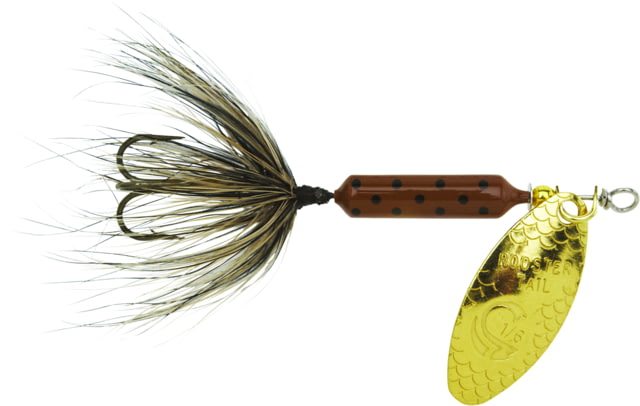 Worden's Rooster Tail In-Line Spinner 2in 1/16 oz Single Hook Pumpkin Seed