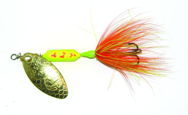 Worden's Rooster Tail In-Line Spinner 2in 1/16 oz Treble Hook Cheese Fly