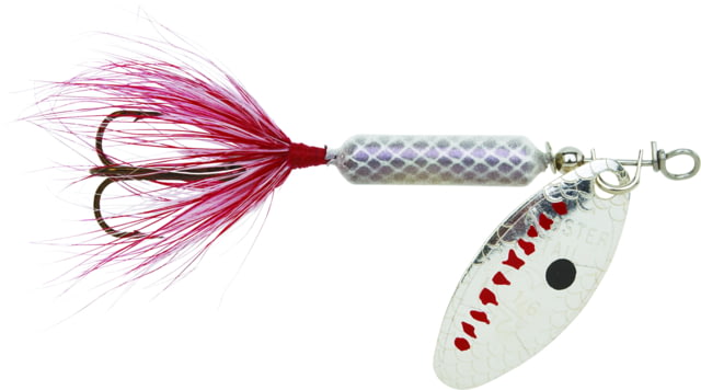 Worden's Rooster Tail In-Line Spinner 2in 1/16 oz Treble Hook Gray Ghost