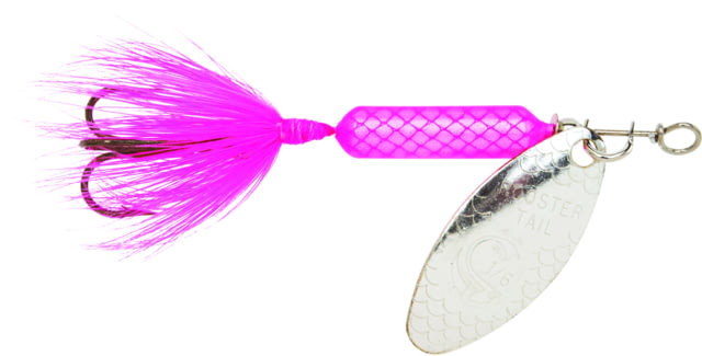 Worden's Rooster Tail In-Line Spinner 2in 1/16 oz Treble Hook Pink