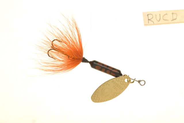 Worden's Rooster Tail In-Line Spinner 2in 1/16 oz Treble Hook Rusty Coachdog