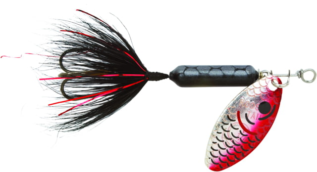Worden's Rooster Tail In-Line Spinner 2in 1/16 oz Treble Hook Tinsel Black