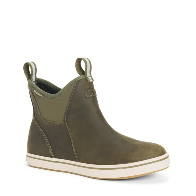 Xtratuf Leather 6in Ankle Deck Boot - Men's Olive 7.5