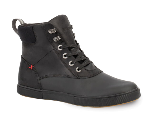 Xtratuf Leather Ankle Deck Boot Lace Shoe - Men's Black 11.5
