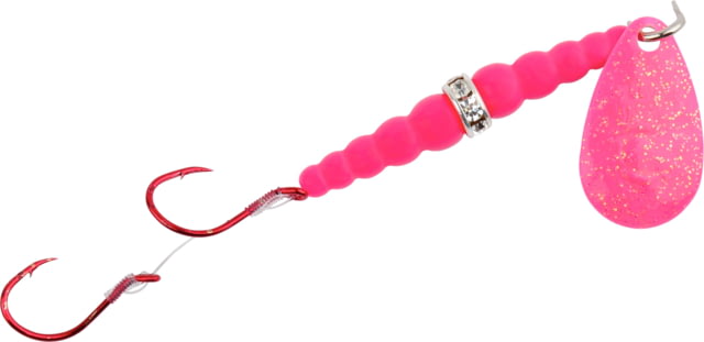 Yakima Bait Kokanee Magic Spinner Freshwater Double Hook Sz 6 Glitter Pink 12/Pkg