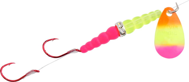 Yakima Bait Kokanee Magic Spinner Freshwater Double Hook Sz 6 Sunrise 12/Pkg